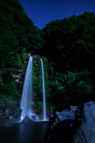 旭滝、月虹の滝壺